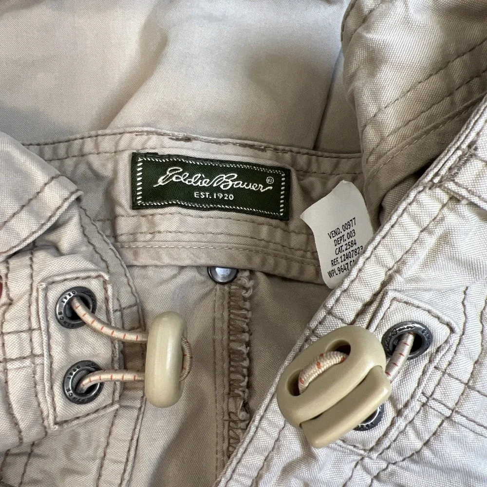 Eddie Bauer Convertible Zip Off Cargo Pants Mens 44x30 Khaki 3-in-1 Gorpcore